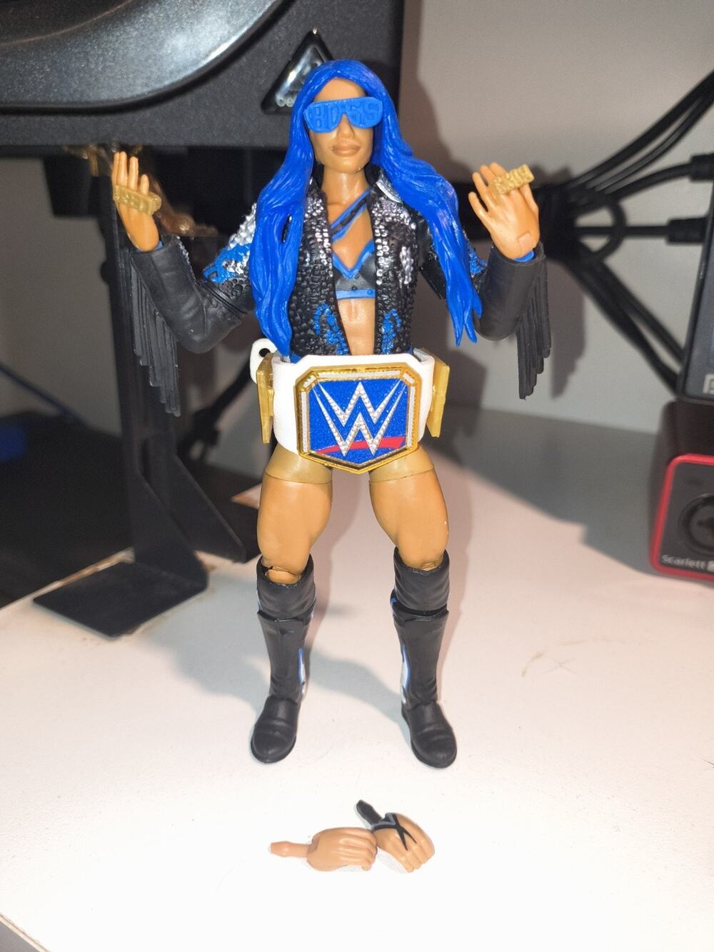 WWE Sasha Banks Wrestling Action Figure Elite Series 83 Aew Mercedes Mone